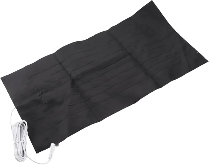 Brrnoo Electric Heat Pad Heating Cushion Large Size 60x30cm 30W DC 12V Female Connector for Home