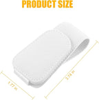 Sunglasses Holders for Car Sun Visor, Leather Eyeglasses Hanger Mounter, Magnetic Glasses Holder and Ticket Card Clip, Auto Interior Accessories Universal for SUV Pickup Truck