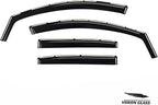 in-Channel Rain Guards for Chevy Equinox 2018–2024 – Window Visors & Vent Deflectors, Extra-Durable Polycarbonate Car Window Rain Guards for Chevrolet Equinox, 4-Piece Set