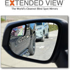 Custom Blind Spot Mirrors- Compatible with 2019-2025 Toyota Rav4 | blind spot mirrors compatible with 5th Generation Rav4 factory mirrors | 2 Piece Set (Left & Right)