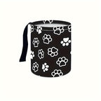 Portable Reusable Waterproof Car Trash Bin, Multipurpose Vehicle Organizer, Road Trip Essentials (Dog paw 2)