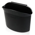 Portable Hanging Mini Car Garbage Can – Classic Black Trash Container - Premium Quality Automotive Universal Compact Traveling Wastebasket for Vehicle,Office, Home (1-Pack)