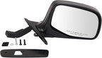 Passenger Side View Mirror Manual Folding Electric Adjustment Non-Heated No Memory Black Compatible with 1992-1996 Ford Bronco 1992-1997 F150