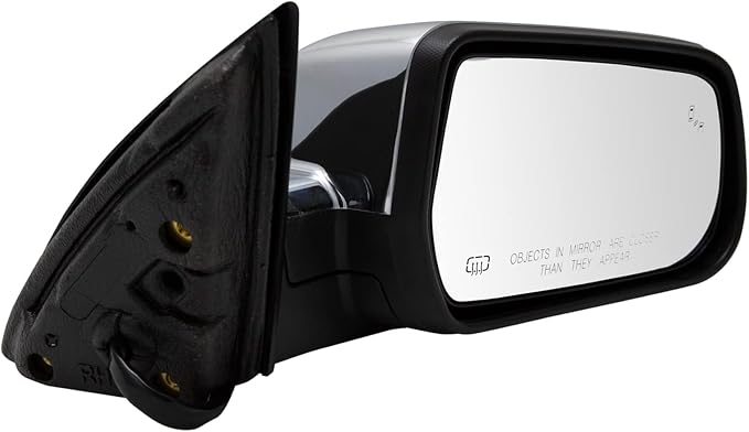 Passenger Side Power Heated Memory Chrome Mirror Compatible with 2016-2017 Chevrolet Equinox, 2016-2017 GMC Terrain, Blind Spot Detection GM1321491
