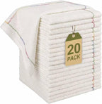 Cleaning Cloths, Reusable Multi-Purpose Cleaning Rags, Highly Absorbent Kitchen Dish Towels, Quick Drying, Counters & Washing Dishes,11.8" x11.8" - 20pcs