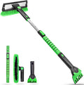 41 Inch Snow Brush and Ice Scraper with Squeegee, Extendable SUV Windshield Ice Scraper and Brush with Foam Grip for SUV Truck Jeep RV Auto Vehicle Window