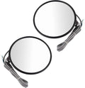 Mirror Set Manual Driver and Passenger Side Compatible with 2000-2019 Ford F-650 1997-2009 Chevrolet T6500 1997-2009 GMC T6500 2011-2018 Ram 4500 2000-2019 Volvo VNL 2002-2019 International 4300