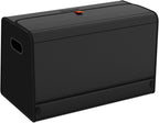 Car Trunk Organizer for SUV,Car Organizers and Storage with Collapsible Storage, Magnetic Lid Large Capacity for SUV, Truck, MPV (Carbon Black, L-21.5×13×12.5 IN)