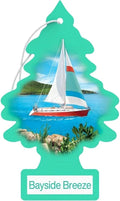 Cardboard Hanging Car, Home & Office Air Freshener, Bayside Breeze (Pack of 6)