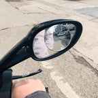 2PCS Large Stick-on Convex Blind Spot Mirror, 3.75" HD Glass Big Round Convex Rear View Mirror, Strong Adhesive for Car, Van, SUV and Trucks (3-3/4"(95mm), Frameless)