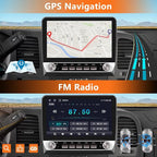 4Core 64GB ROM Car Radio Stereo for Chevy Chevrolet Silverado 2007-2013 Tahoe Equinox GMC Sierra Yukon with Android 13 CarPlay Android Auto Bluetooth FM/AM Backup Camera