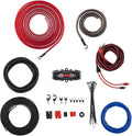 AMPKIT8 8 Gauge Amp Kit Amplifier Install Wiring 8 Ga Pro Installation Cables, 800 w (8 Gauge)