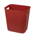 Plastic Small Bathroom Trash Can Wastebasket, 3.5 Gallon, Red | Compact Sturdy Garbage Can for Bathroom, Laundry Room, Kitchen, Office, Kids Room, Dorm, Durable, Easy to Clean