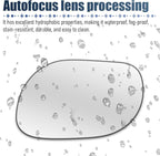 2PCS Car Blind Spot Mirror, Wide Angle Clear HD Glass Convex Side Rear View Mirror to Reduce Blindspot, Auto Exterior Rear View Accessories for Wide Angle, Universal Fit (StyleF)