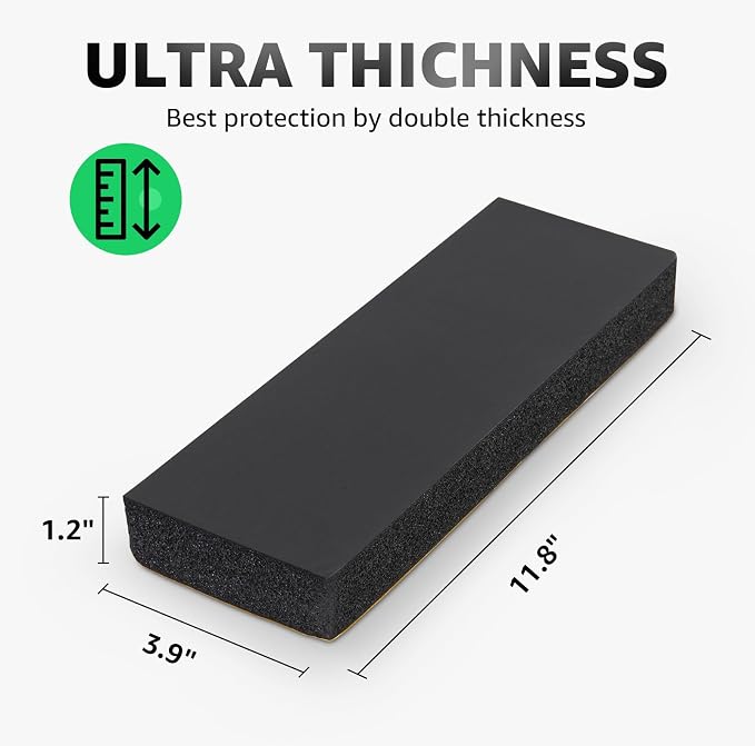 Garage Wall Protector, 4 Pack Garage Car Door Protector Bumper Guard for Car Doors Anti-Collision Self Adhesive EVA Foam for Warehouse Parking Assist