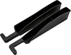 2PCS New Car Seat Gap Stopper with 2 Storage Areas，Car Seat Gap Storage Organizer for Phone Keys Wallet，Universal Car Seat Gap Filler Interior Accessories (Black)