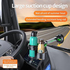 Car Cup Holder Expander, 2-in-1 Multifunction Cup Holder with Suction Cup & Adjustable Base, Cupholder Expander for 10-46 OZ Yeti, Hydroflask Extra Automotive Cup Holder for Car