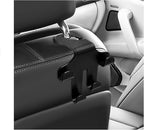 Car Seat Headrest Hooks, 4-in-1 Sturdy Car Seat Back Hanger Multifunctional Hanging Holder, Heavy Duty Auto Storage Hook Organizer for Handbags Purses Coats Grocery Bags
