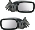 2 Piece Driver and Passenger Side Mirror Assembly Set Electric Adjustment Non-Heated No Memory Black Compatible with 2005-2010 Toyota Avalon XL Without Nav TO1320225 TO1320235 TO1321225 TO1321235