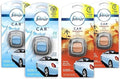 Car Air Fresheners, 2 Linen & Sky and 2 Hawaiian Aloha Scents, Odor Eliminator for Strong Odors (4 Count)