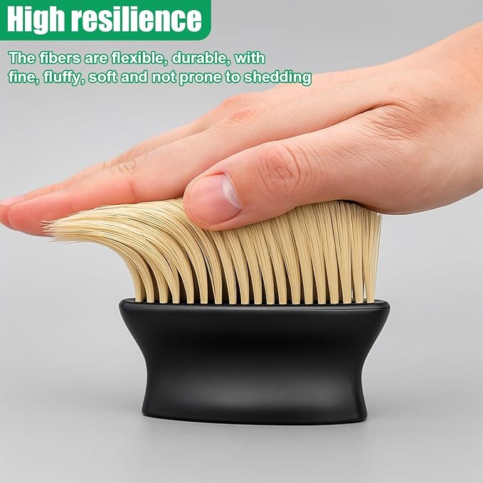 Car Interior Dust Brush, Soft Bristles Auto Exterior Cleaning Whisk Broom, No-Scratch Car Dashboard Detailing Brush, Vehicle Dusting Tool for Leather, Air Conditioner Vent (1PC)