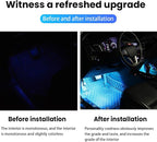 Car Interior LED Lights, Automotive Ambient Neon Light Kit with USB Port, Car Accessories, Gifts for Men and Women, 4 in 1 Decoration Lights for Car, Garden, Home, Party