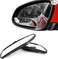 2PCS Blind Spot Car Mirror, Rectangular HD Glass Wide Angle Rearview Mirror with Adjustable Stick, Long Framed ABS Housing Convex Side Rear View Mirrors for Car SUV Truck (2 PCS)