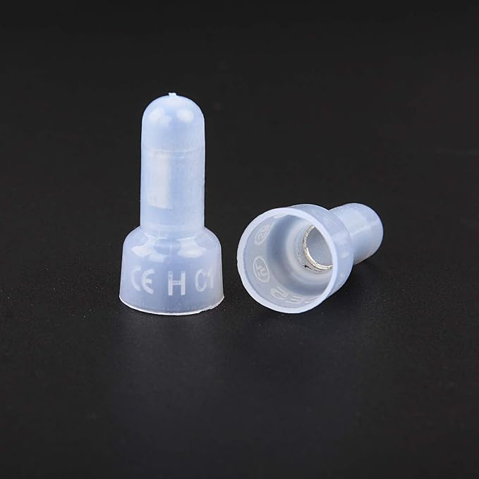 50036R Closed End Crimp Terminal 300 pcs 22-16/16-14/12-10 Gauge Nylon Wire Connector Kit,2 Years Warranty