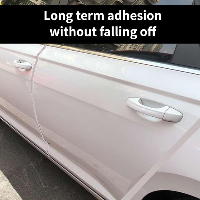 16.3ft Car Door Edge Protectors, Door Edge Guard, U-Shaped Rubber Edge Trim Car Door Protector,Suitable for Most Cars, Trucks, Suvs（Transparent 16.3ft)
