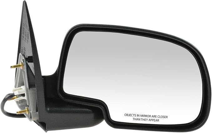 Passenger Side View Mirror Manual Folding Electric Adjustment Non-Heated No Memory Textured Compatible with 1992-2002 Chevrolet Silverado GMC Sierra 1500 2500 2001-2002 1500 2500 HD 3500