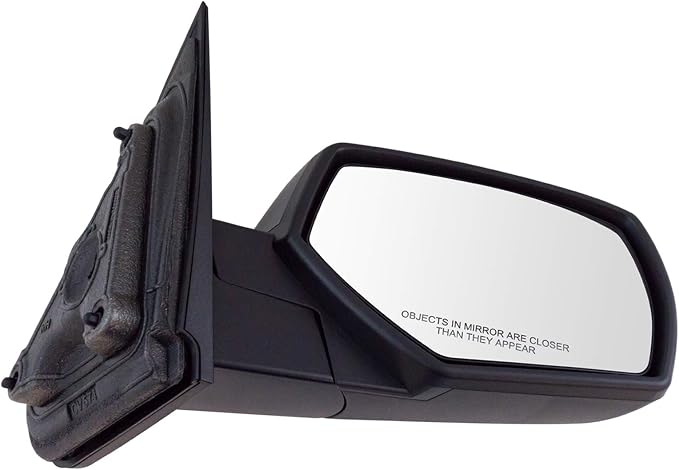 Right Mirror Manual, with Smooth Black Cover Passenger Side Compatible with 14-18 Sierra 1500 15-18 Sierra 2500 HD 3500 HD Silverado 1500 Silverado 2500 3500