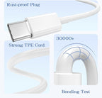 USB to USB C Cable 3FT- Carplay Cord for iPhone 17/16/15 Pro/Max/Plus | USB A to USB C Cable for Apple Carplay, USB-C Car Charger for iPad Series（White ）