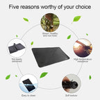 Car Dashboard Anti-Slip Rubber Pad, 10.6"x 5.9" Universal Non-Slip Car Magic Dashboard Sticky Adhesive Mat for Phones Sunglasses Keys Electronic Devices and More Use (Black/Dots)