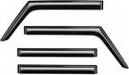 2018-2026 Tape-On Side Window Deflector Visors for Jeep Wrangler JL Unlimited 4 Door & for Jeep Gladiator JT 2020-2026 Smoke Tinted Rain Guards