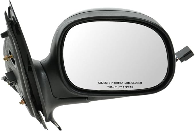 Passenger Side View Mirror Manual Folding Electric Adjustment Non-Heated No Memory Black Compatible with 1998-2002 Ford Expedition 2001-2002 F150 Without Aspherical Glass