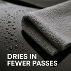 Paks - Edgeless Microfiber Towels 4-Pack - Car Detailing Wash Cloths for Cleaning - 16x16 Car Drying Towel - Lint Free Auto Rags for Polishing & Buffing - Purple & Grey Cleaning Supplies