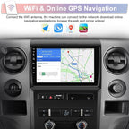 Car Stereo Upgrade for Ford F150 2009-2012 | Android 13 | 9" Touchscreen | 2GB+64GB | CarPlay Android Auto | Bluetooth WiFi | SWC | FM AM | Manuel AC