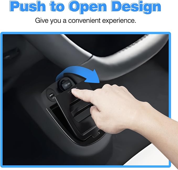 Car Trash Can, Dedicated Garbage Can for with Lid, Odor-Proof Car Garbage Bin Automotive Center Console Organizer for Hyundai Ioniq 5 2022-2024 Interior Accessories(Not for 2025+/N Line)