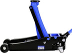 Floor Jack, Professional Heavy Duty Hydraulic Floor Jack, Low Profile Floor Jack, Steel Racing Floor Jack w/2 Piston Quick Lift Pump, Floor Jack Lifting 4"-21" 4 Ton (8800lb) Capacity Blue