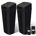 Car Trash Can with Lid - 2 Packs Mini Car Garbage Can Bin for Cup Holder - Black Small Leakproof Vehicle Trash Bin for Back Seat, Cute Automotive Accessories Organizers and Storage for Door SUV Truck