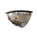 24" 1/4 Acrylic Quarter Dome Security Mirror – 90 Degree Convex Corner Safety Mirror for Blind Spot Elimination in Warehouses, Offices, Retail Stores, and Parking Garages (1, 24 Inch)