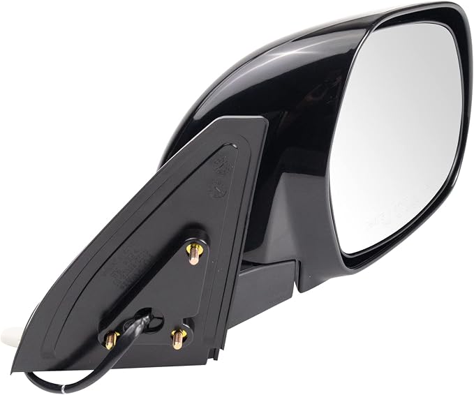 Passenger Side Mirror Assembly Electric Adjustment Heated No Memory Black Compatible with 2003-2009 Toyota 4Runner TO1321199