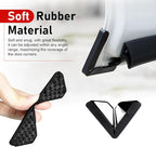2PCS Car Door Corner Protector Edge Guards, 1.77"x1.77" Carbon Fiber Anti-Collision Car Door Edge Protector, Self-Adhesive Anti-scratch Protective Cover, Universal Auto Corner Protect(Black)