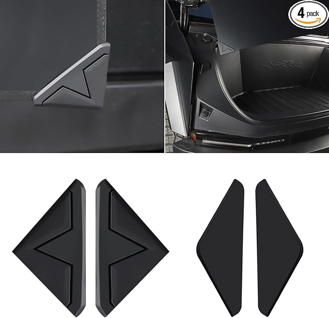 for Cybertruck Door Edge Protector – 4-Pack Silicone Anti-Collision Guards, Universal Anti-Scratch Corner Bumpers with 3M Adhesive for SUVs, Trucks, and Cars