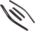 WD2-693 Dark Smoke 4 Pcs Set Window Visor (Outside Mount) Deflector Rain Guard Compatible with 1991-1996 Infiniti G20