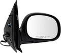 Passenger Side Mirror Assembly Electric Adjustment Heated No Memory Black Compatible with 1997-2002 Ford Expedition FO1321201