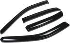 4Pcs Tape-On Window Visor Compatible with 2000 2001 2002 2003 2004 Avalon 4-Door 2000-2004, Deflector Rain Guard, Acrylic Black