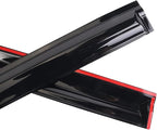 Tape-On Window Visors Deflectors Rain Guards 4 Piece Set ‎Compatible with 2006-2011 Honda Civic 94944