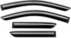 2025 2026 Tape-On Rain Guards for Chevrolet Chevy Equinox Side Window Visor Deflectors Extra Thick Shade LT RS ACTIV EV