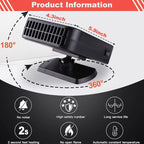 Portable Car Heaters for Vehicle,12V Car Heater that Plugs into Cigarette Lighter,200W Fast Heating Car Defroster Defogger 360° Rotatable 2 in 1 Heating & Cooling (Red)